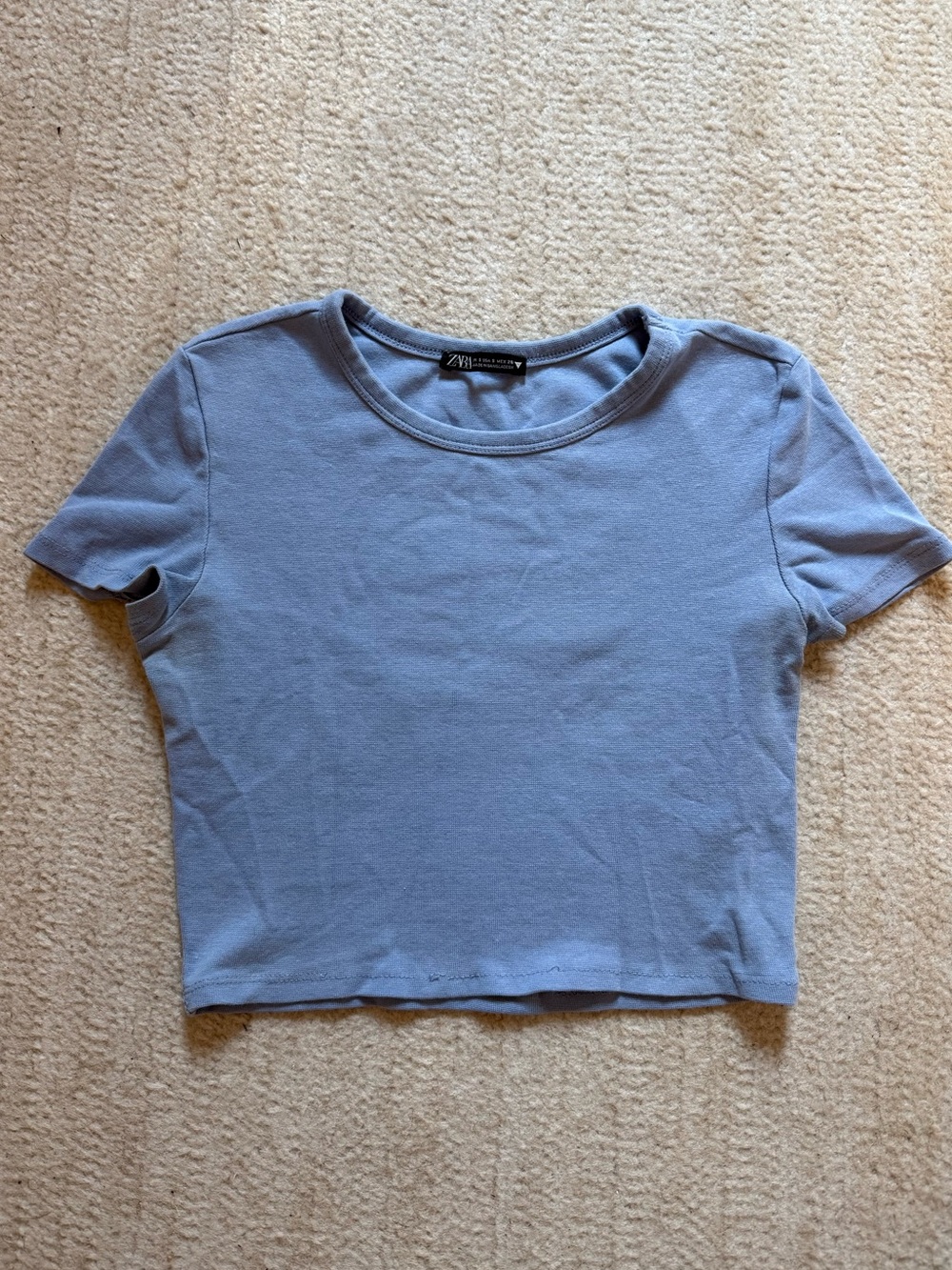 Zara Light Blue Tee